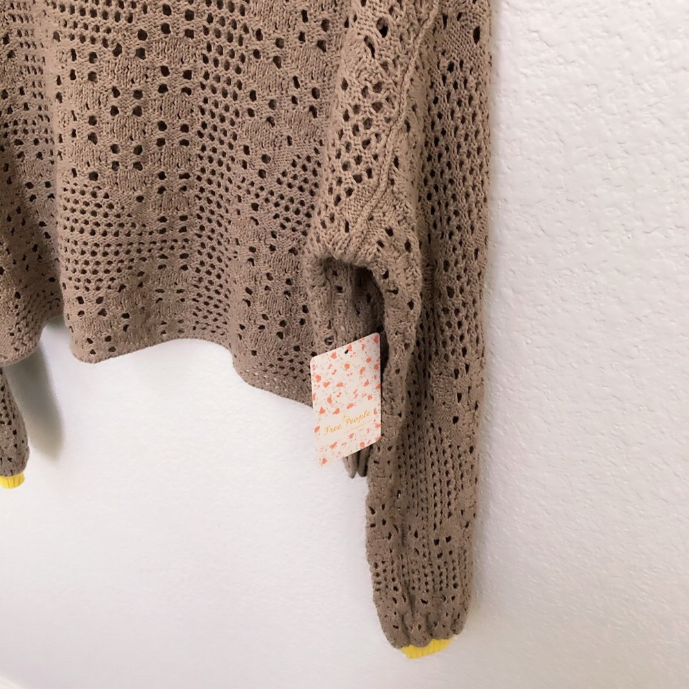 Free People Home Run Sweater WARM SANDS - Picture 7 of 8